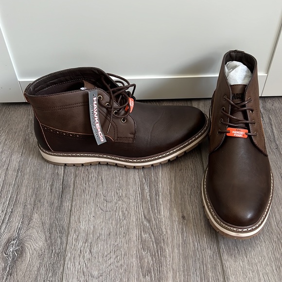 Hawke & Co Shoes Hawkeco Mens Size 1 Memory Foam Dress Boots Nwt